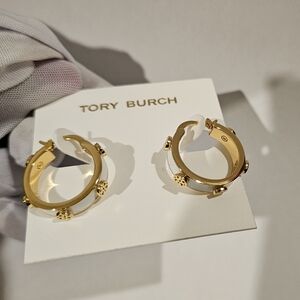 NWOT Toryburch Goldplated earrings